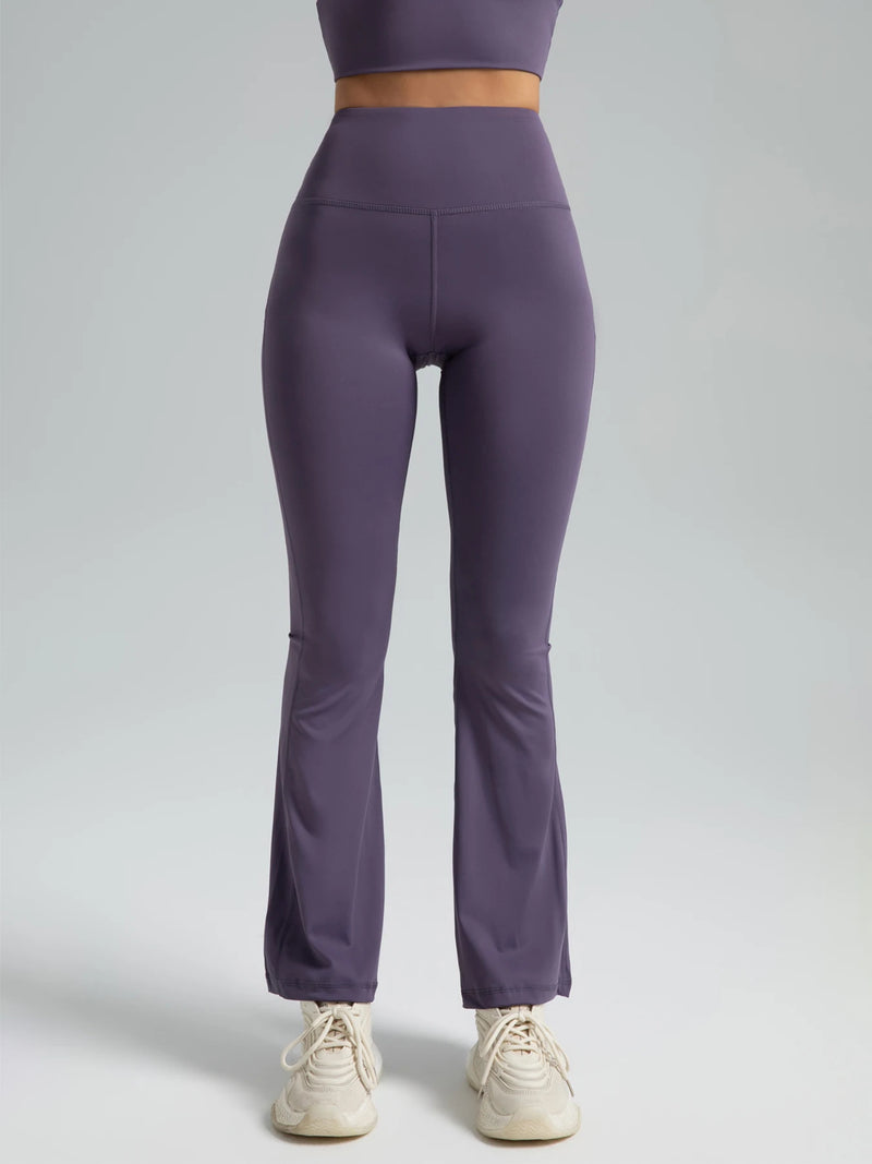 Leggings Acampanados Flare – Morado