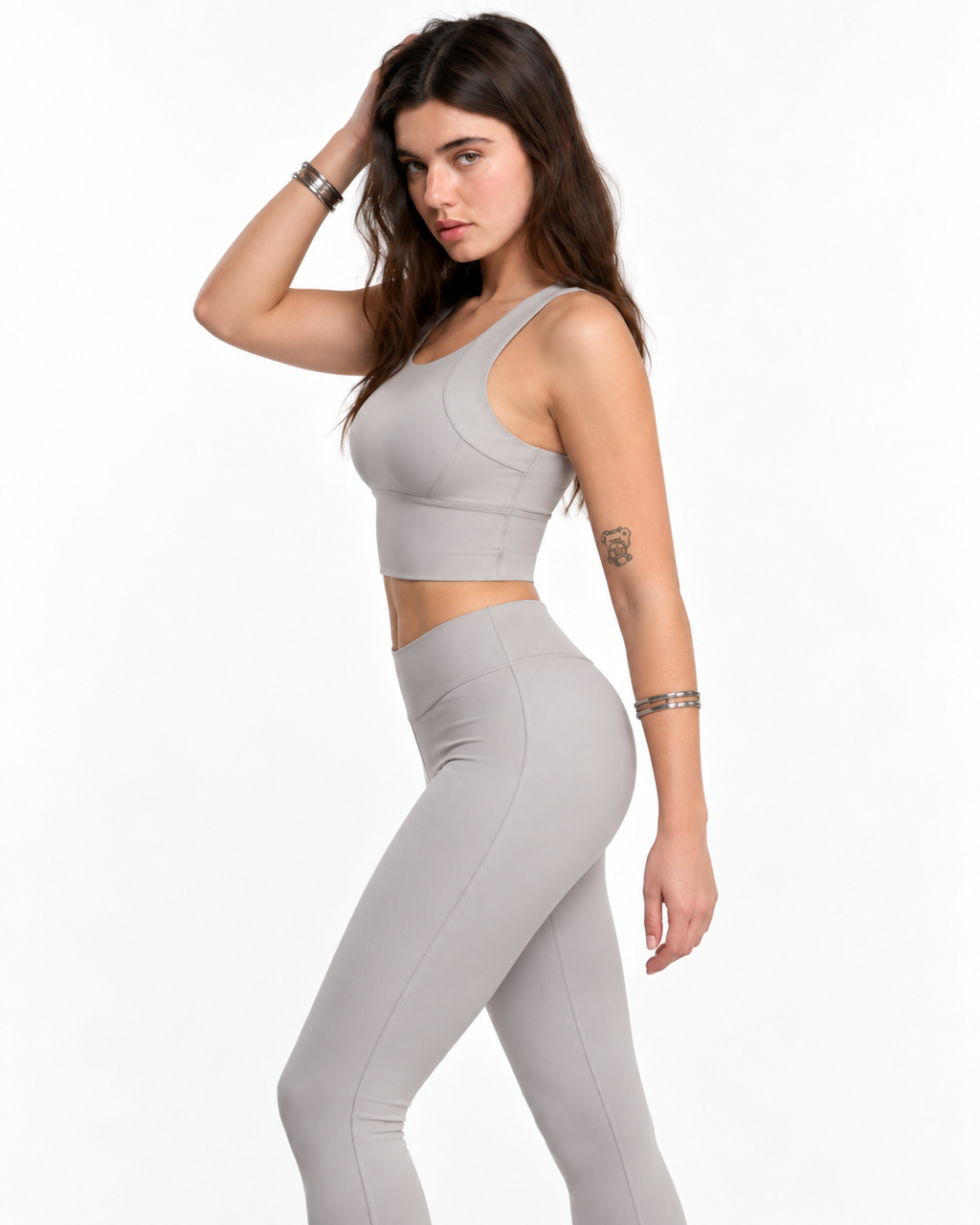 Top Deportivo Selene – Gris Perla