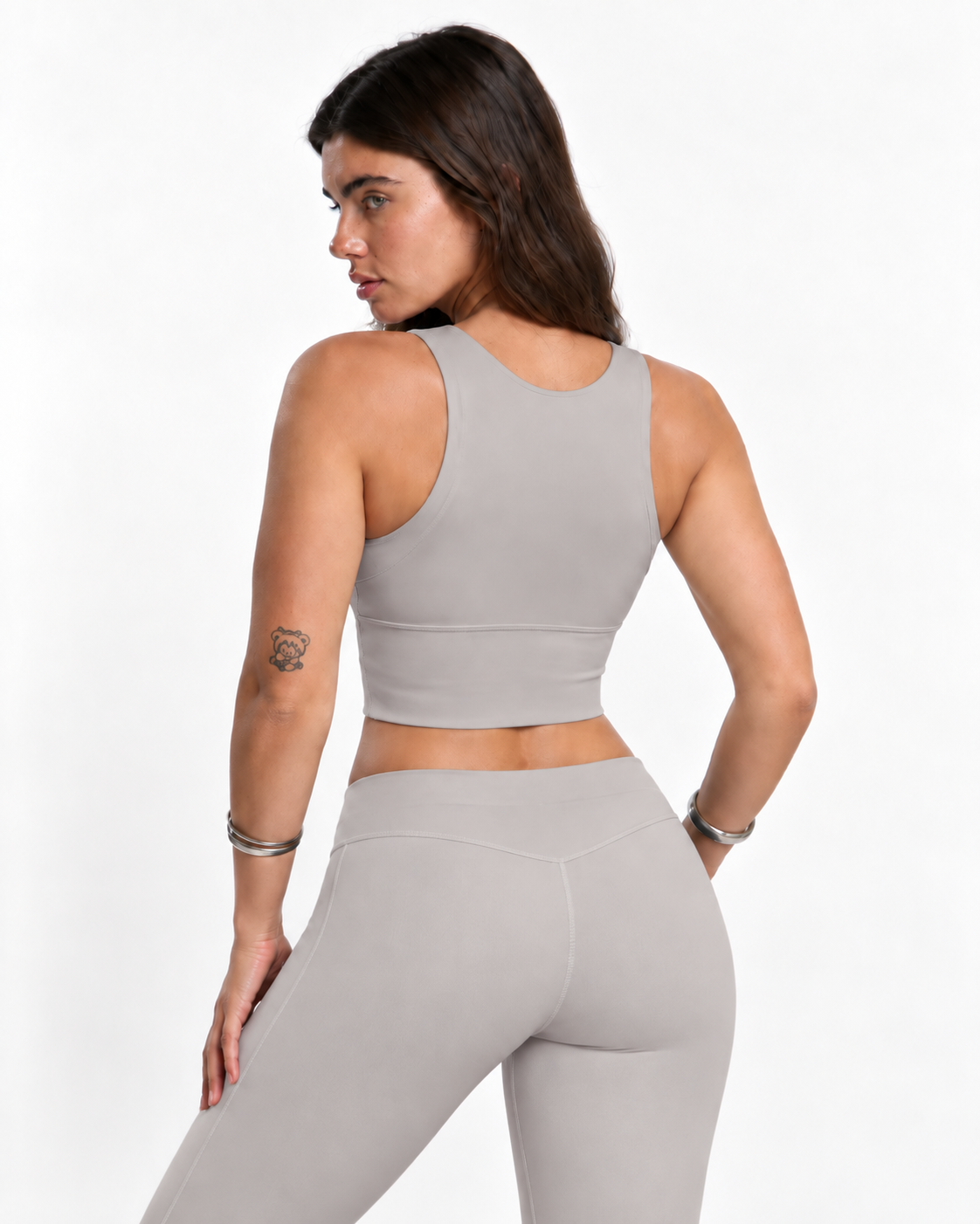 Top Deportivo Selene – Gris Perla