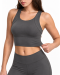 Top Deportivo Selene – Gris Oscuro