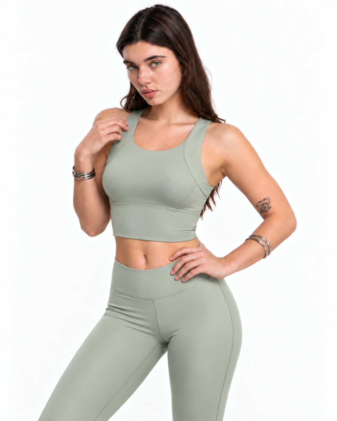 Top Deportivo Selene – Verde Salvia