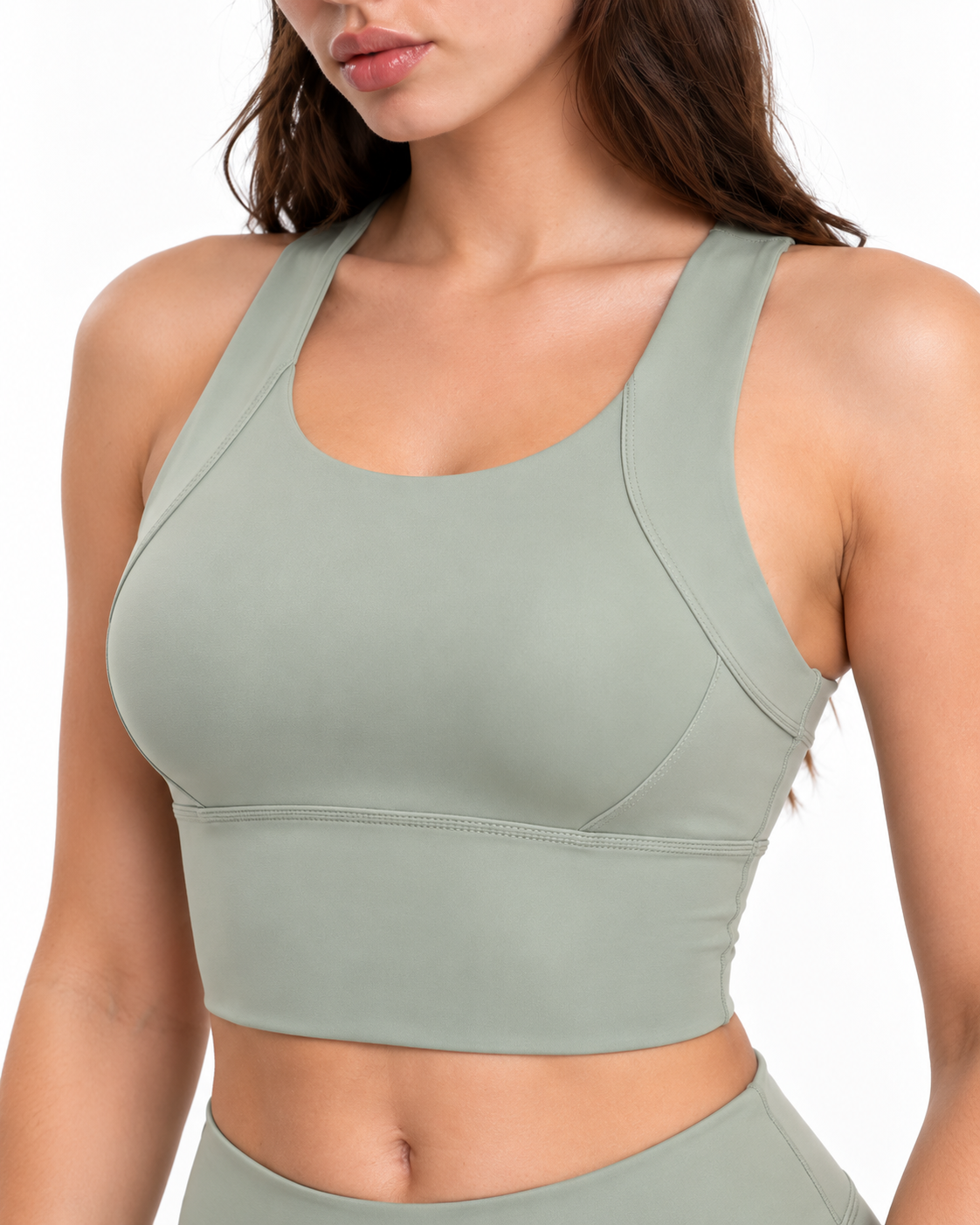 Top Deportivo Selene – Verde Salvia