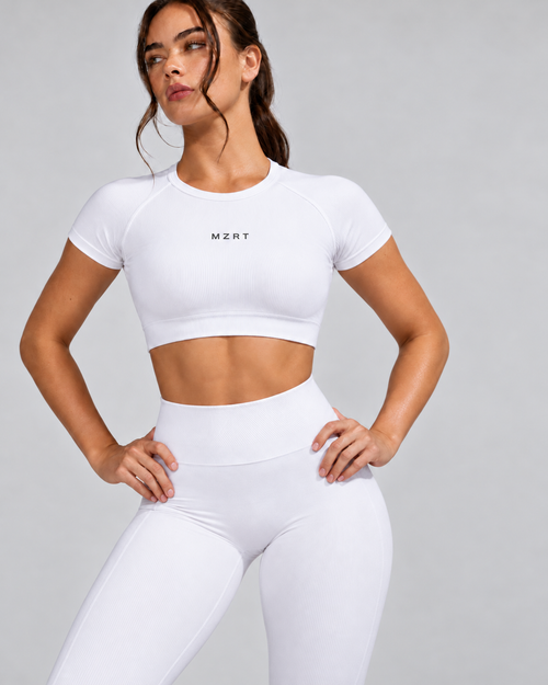Camiseta Kaia Crop – Blanco