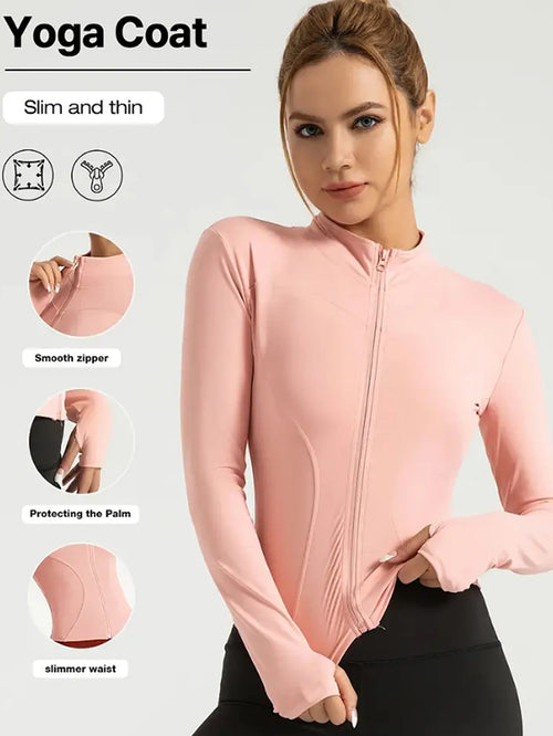 Chaqueta Elara Slim Fit – Rosa