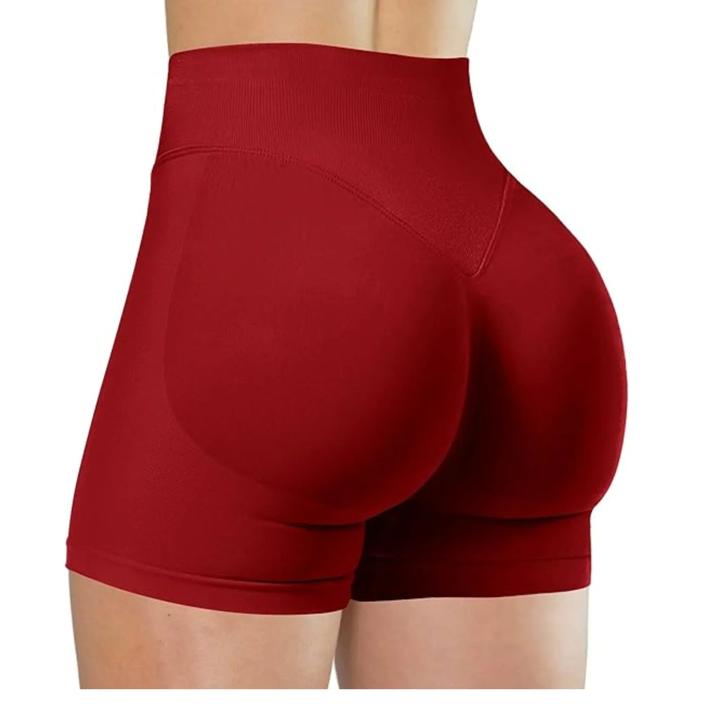 Shorts Vira Push-Up Scrunch – Rojo