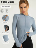 Chaqueta Elara Slim Fit – Azul Cielo