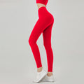 Leggings Mlic Push-Up Scrunch – Rojo