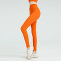Leggings Mlic Push-Up Scrunch – Naranja