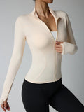 Chaqueta Elara Slim Fit – Champán