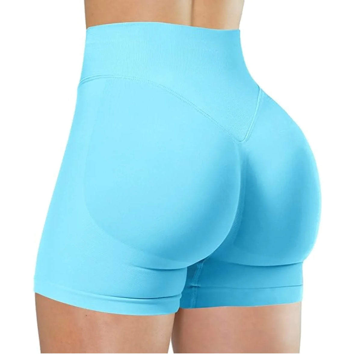 Shorts Push-Up Scrunch – Azul Cielo