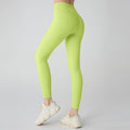 Leggings Mlic Push-Up Scrunch – Verde Mostaza