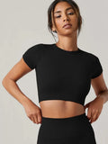 Camiseta Kaia Crop Negro