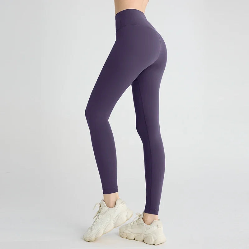 Leggings Mlic Push-Up Scrunch – Morado Grisáceo